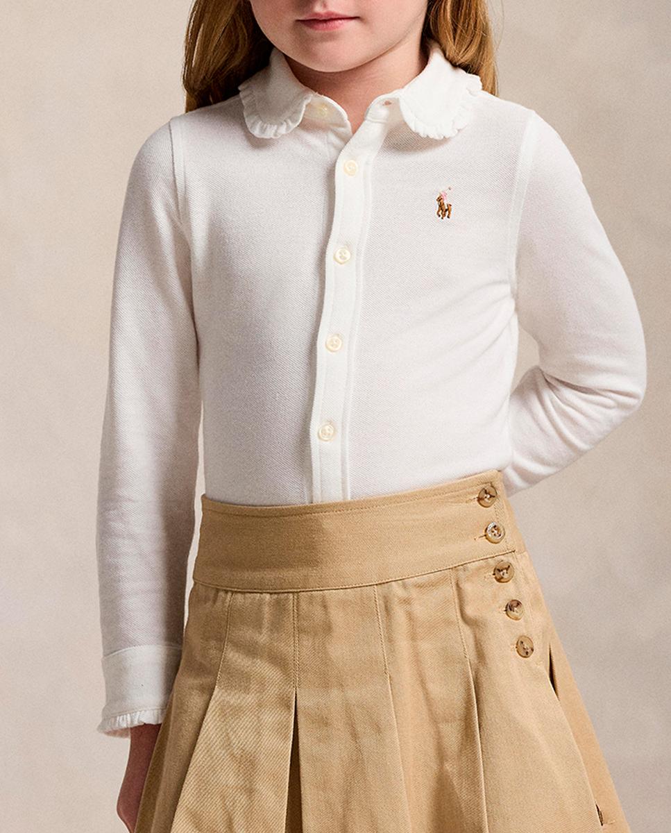 Imagen 0 de Camisa de niña oxford de algodón