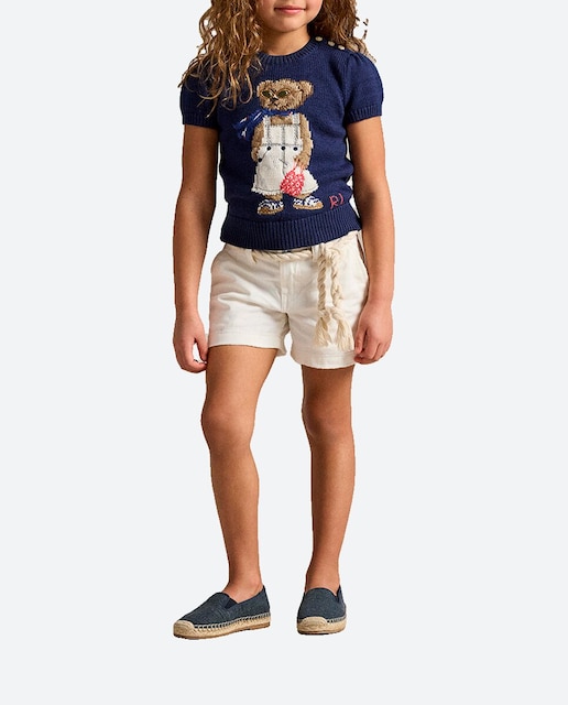 Imagen 0 de Short de niña de algodón estilo chinos