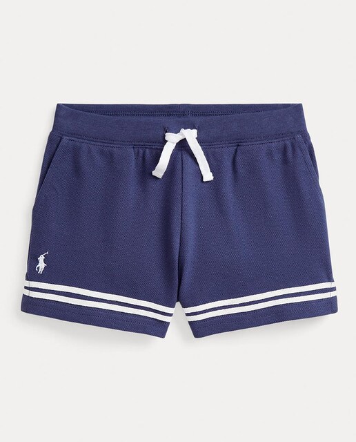 Imagen 0 de Short de niña de algodón con cintura elástica