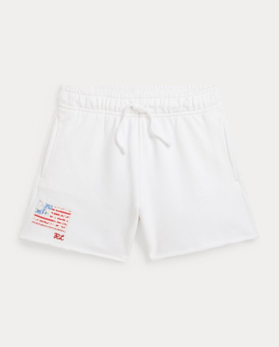 Imagen 0 de Pantalón corto de niña de punto de rizo francés