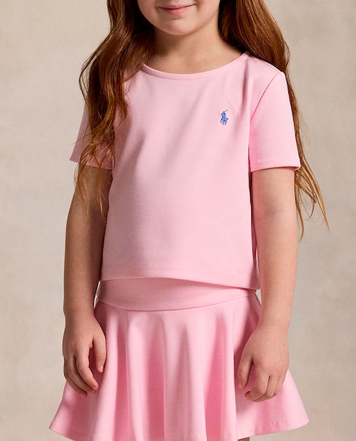 Imagen 0 de Conjunto de niña dos piezas de camiseta y falda