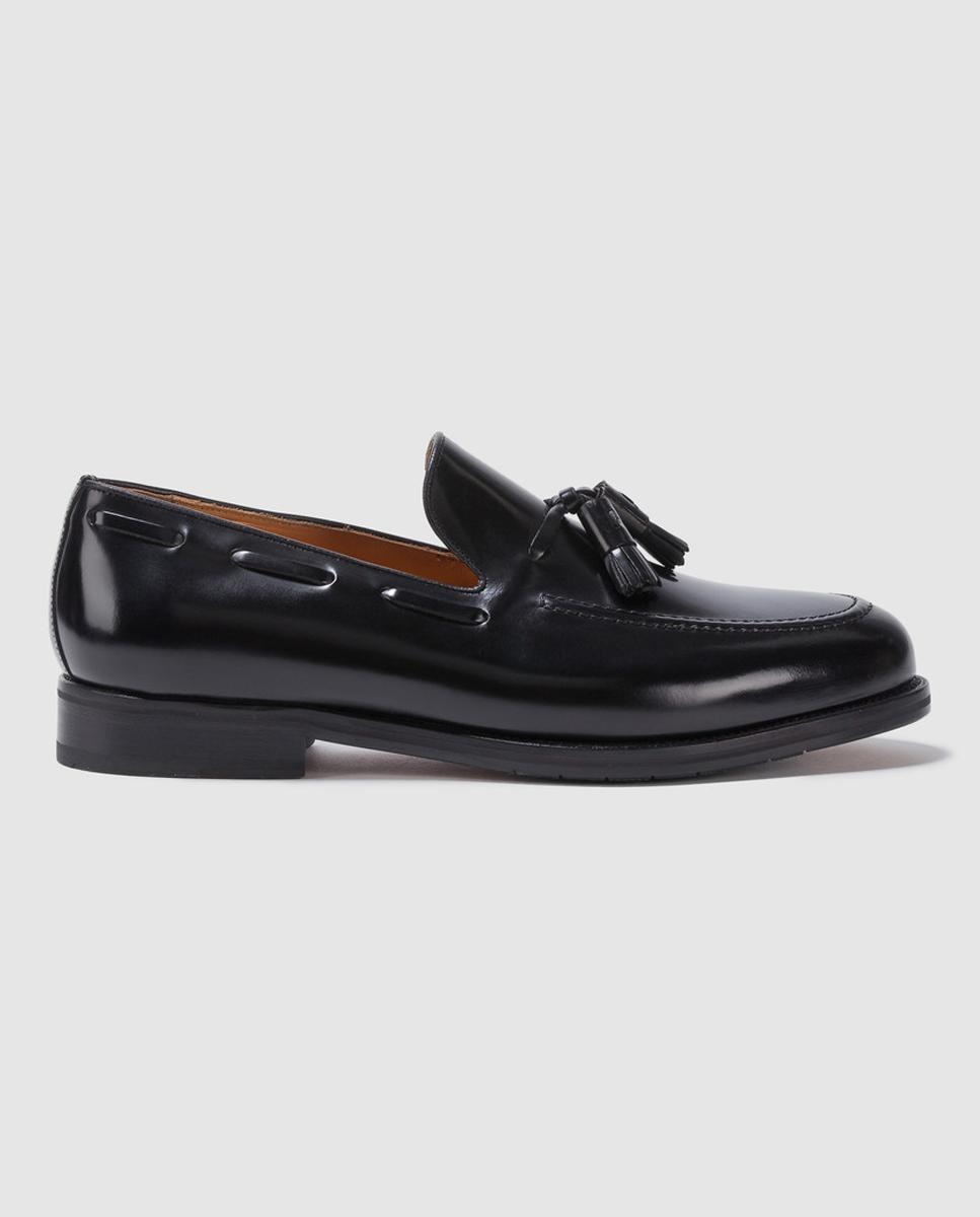 Imagen 0 de Mocasines de hombre Emidio Tucci en piel de color negro