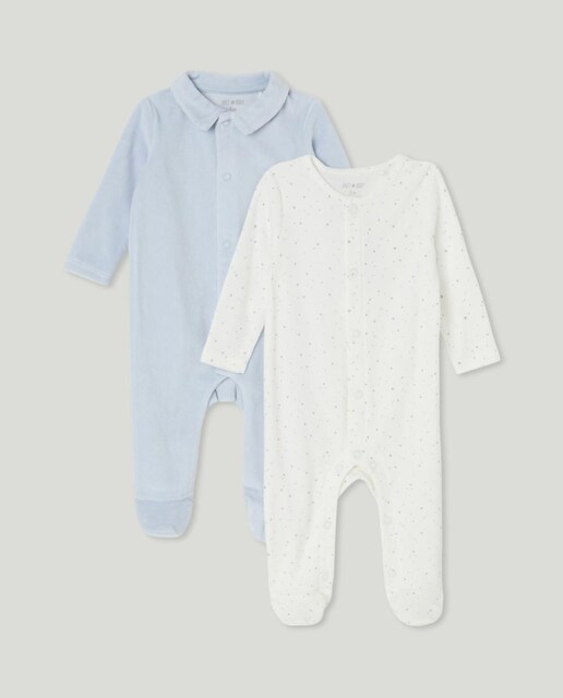 Imagen 0 de Pijama de bebé con tejido de velour