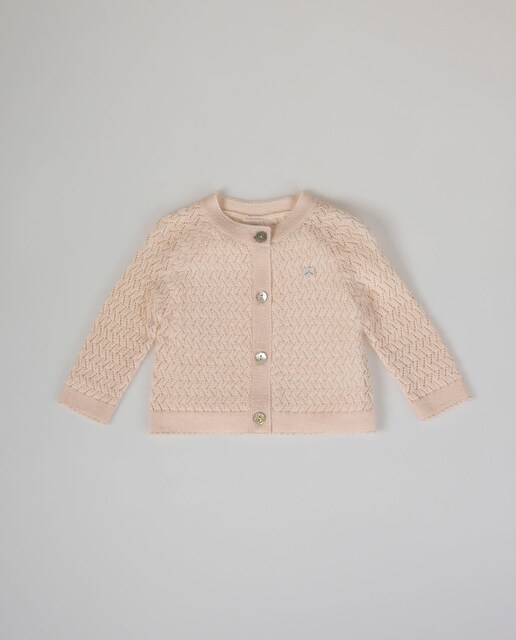 Imagen 0 de Chaqueta de punto calado de bebé