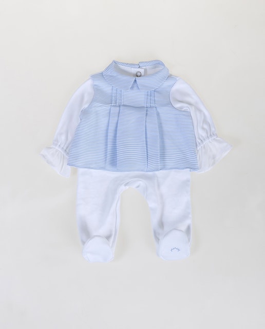 Imagen 0 de Pijama con detalle de tejido de bebé
