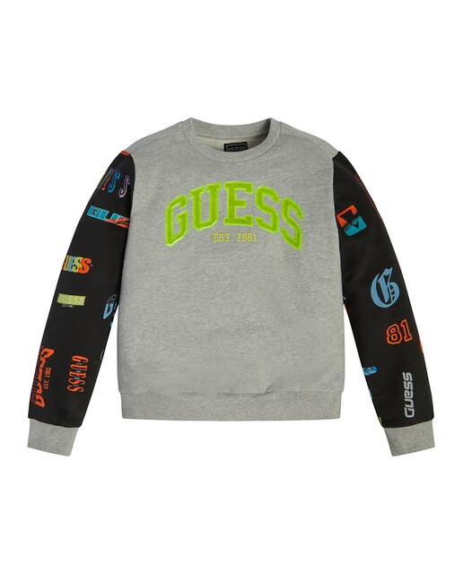 Imagen 0 de Sudadera niño, mangas estampado logos.