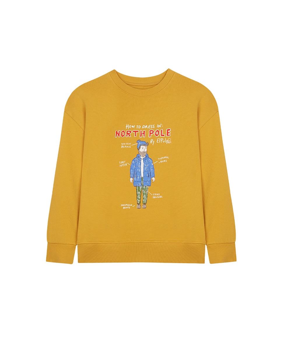 Imagen 0 de Sudadera niño fantasia, cuello caja