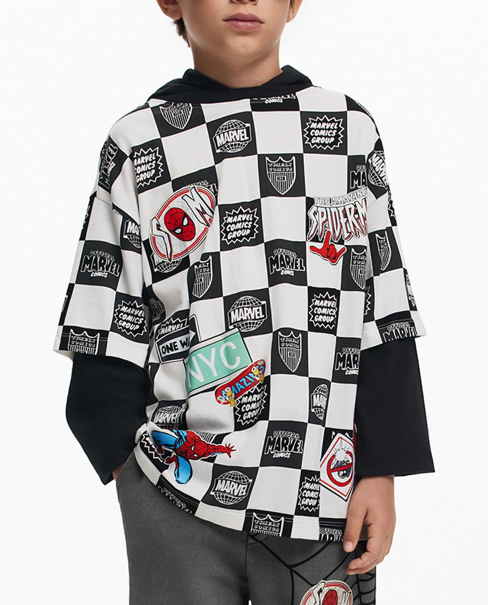 Imagen 0 de Camiseta combinada Marvel de niño