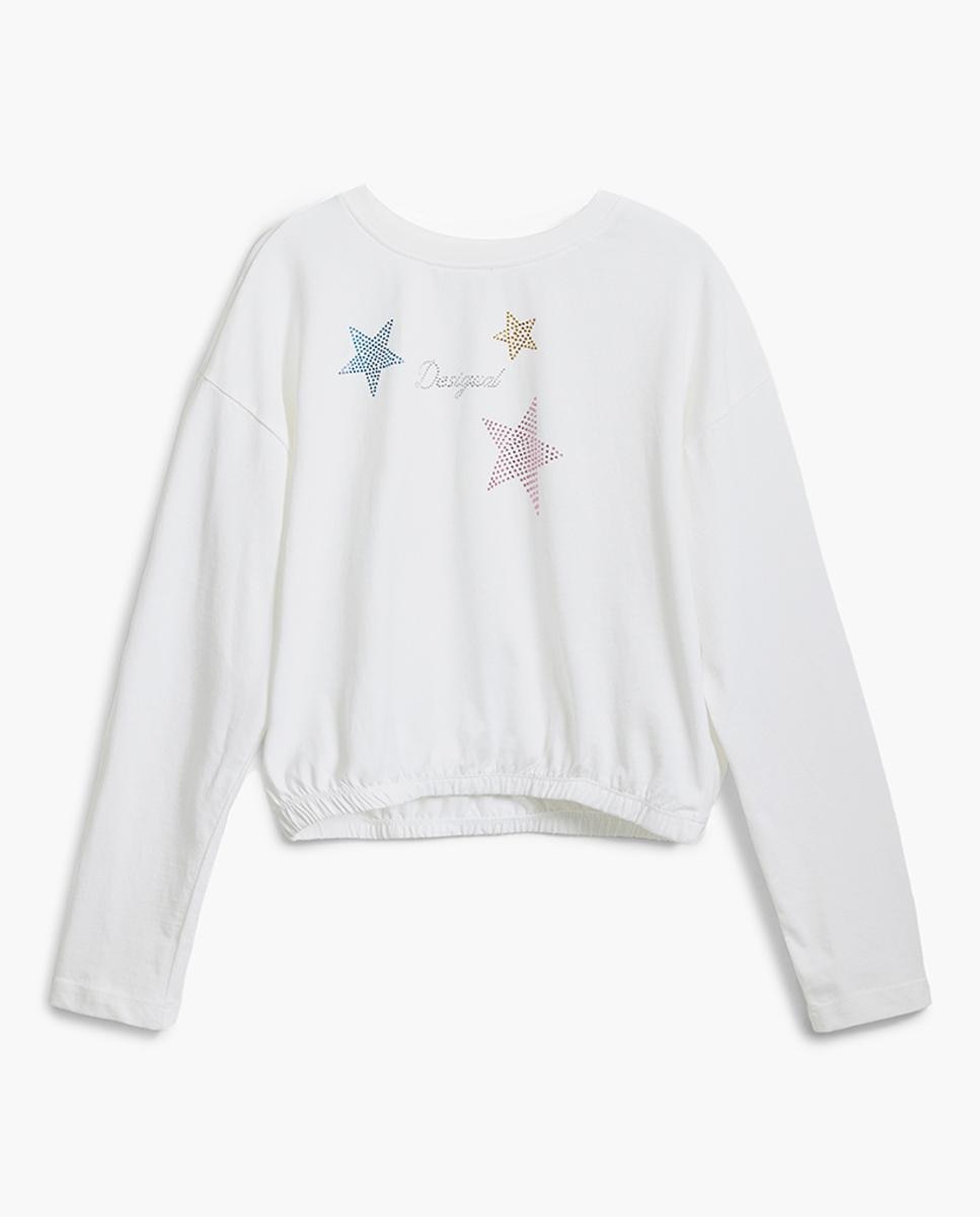 Imagen 0 de Camiseta estrellas strass de niña