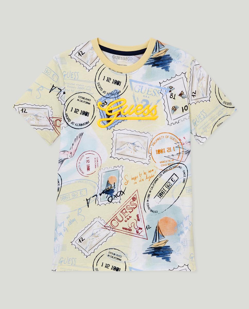 Imagen 0 de Camiseta  multicolor con logo