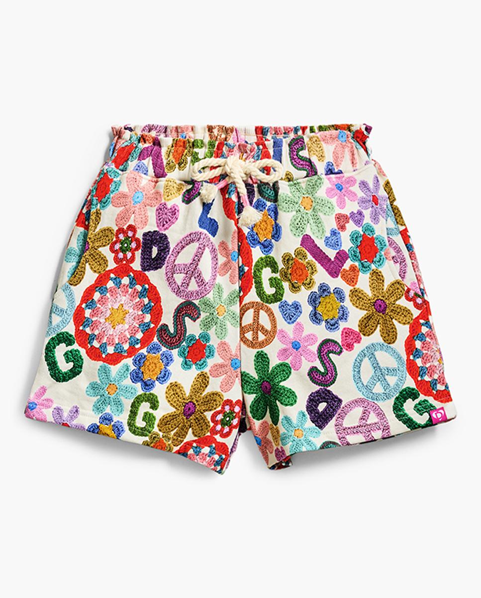 Imagen 0 de Pantalón estampado hippie de niña