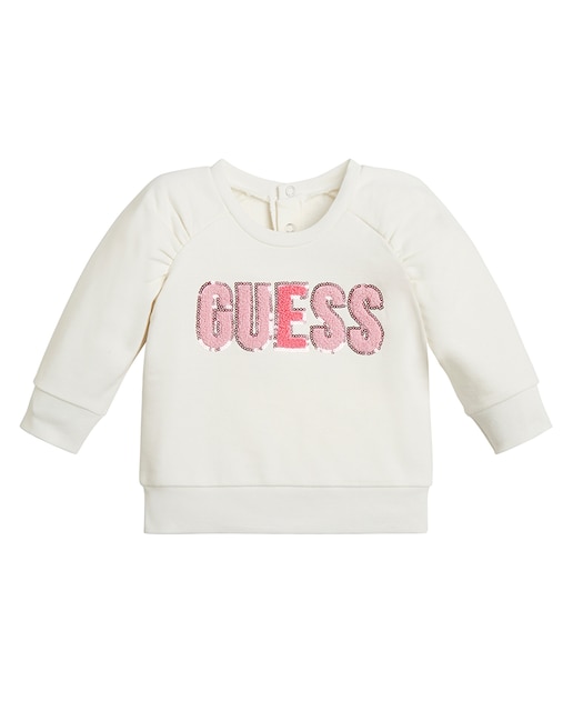 Imagen 0 de Sudadera gris niña logo rosa