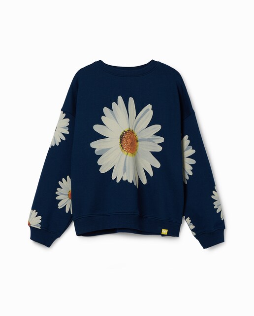 Imagen 0 de Sudadera oversize margaritas