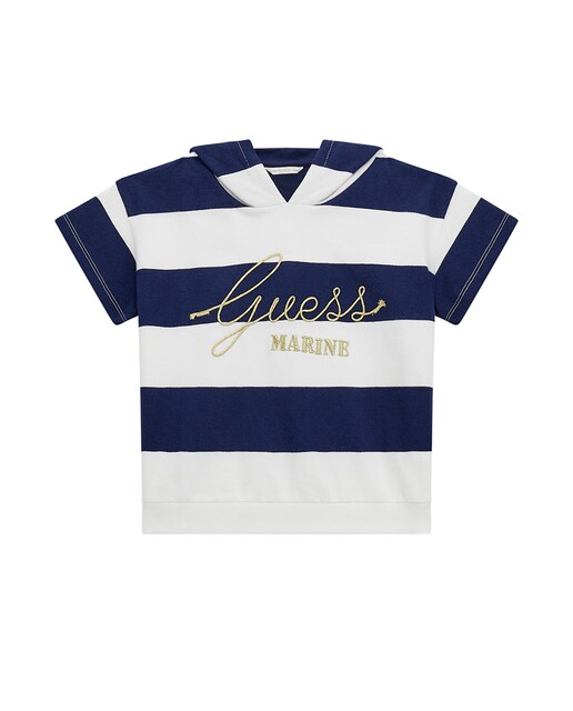 Imagen 0 de Camiseta rayas capucha
