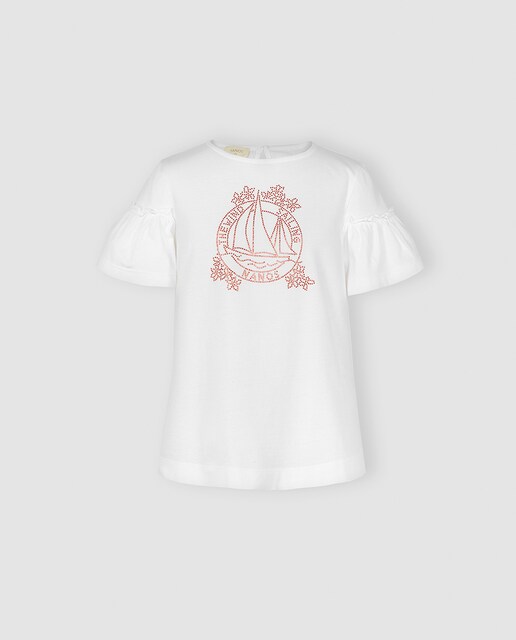 Imagen 0 de Camiseta estampado sailing de niña