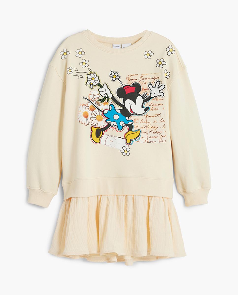 Imagen 0 de Vestido combinado Minnie Mouse de niña