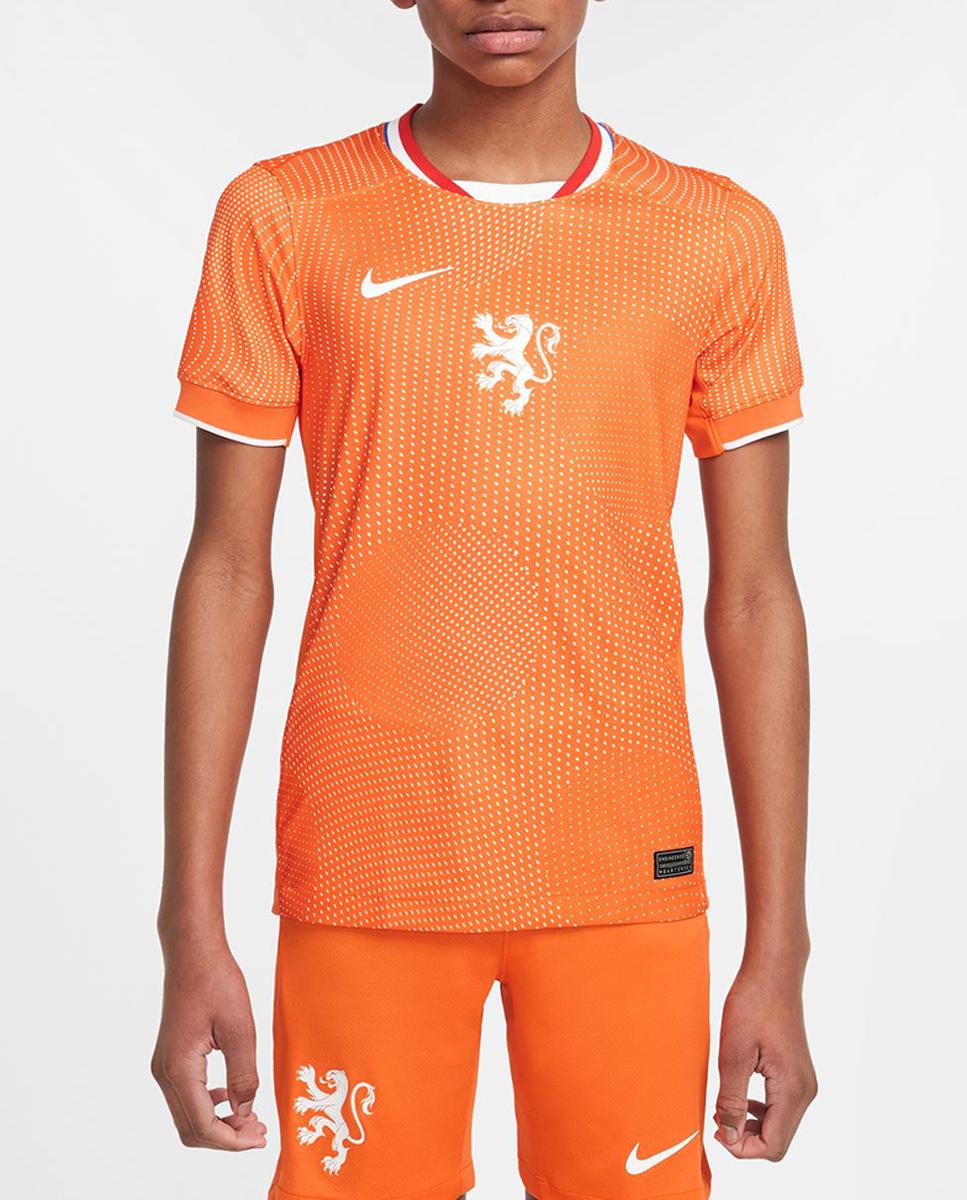 Imagen 0 de Camiseta de niños 1ª equipación Paises Bajos 2025 Stadium Nike