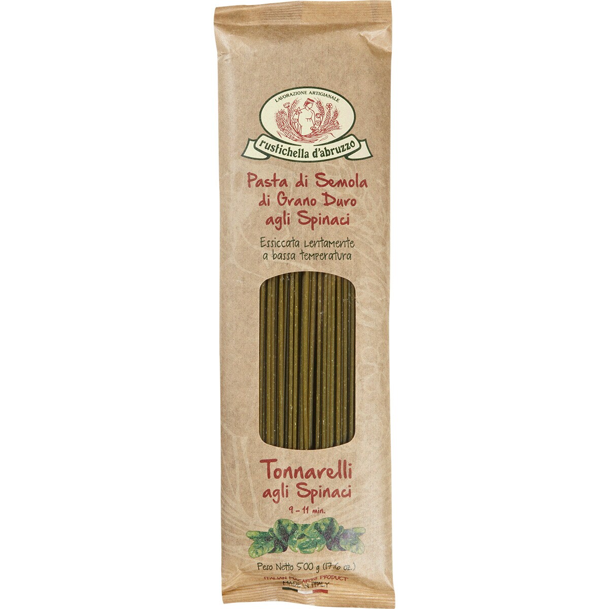 Tonnarelli com Espinafres 500 g 1