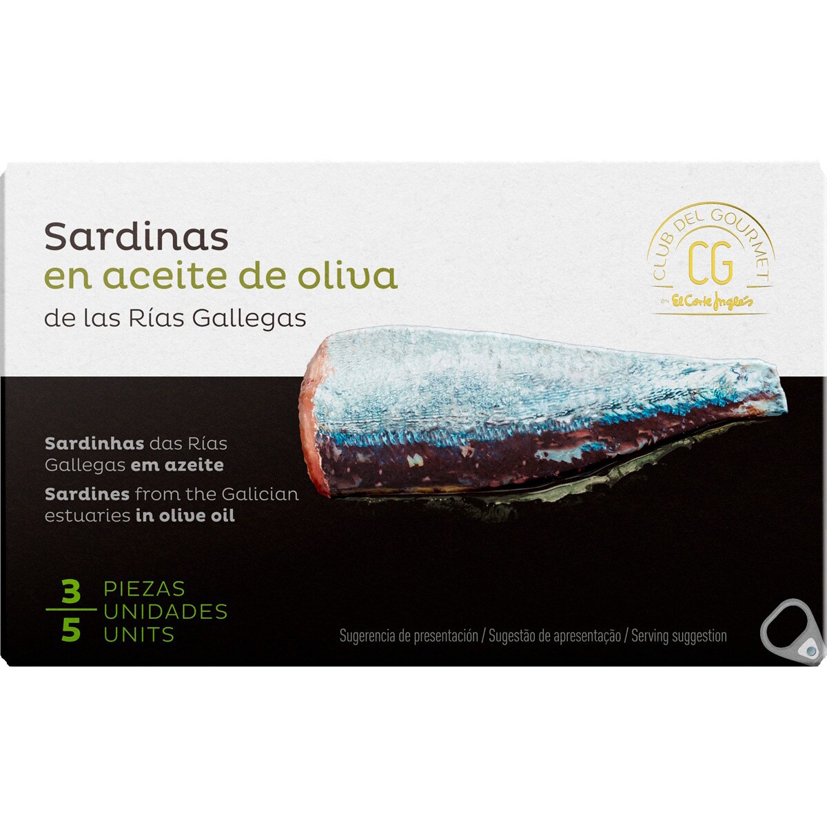 Imagem 0 de Sardinhas em Azeite 3/5 Unidades lata 80 g