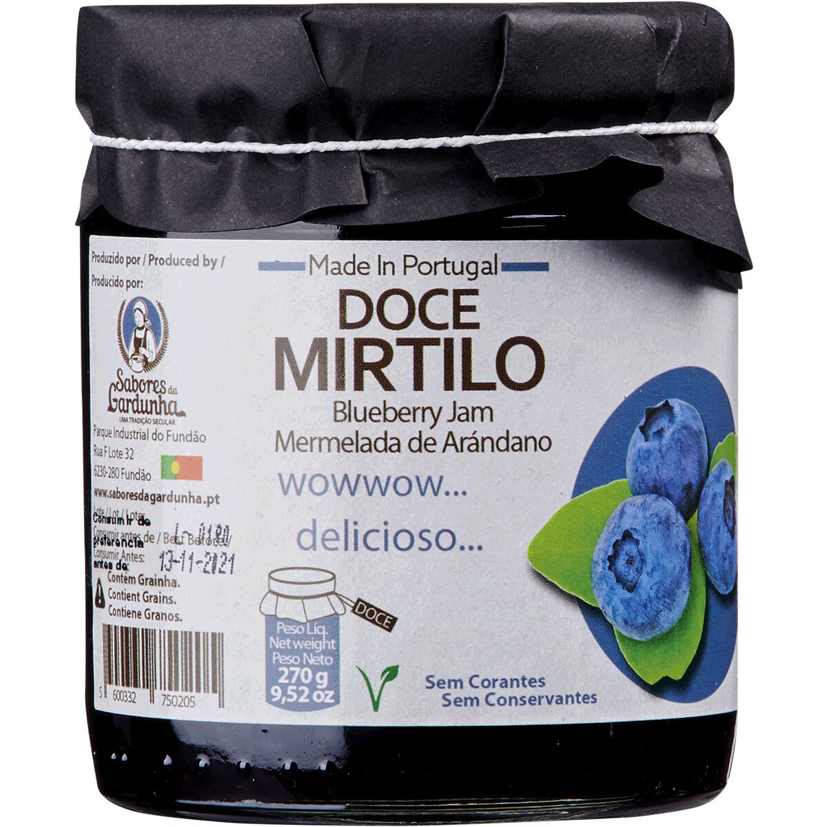Imagem 0 de Doce de Mirtilos 270 g