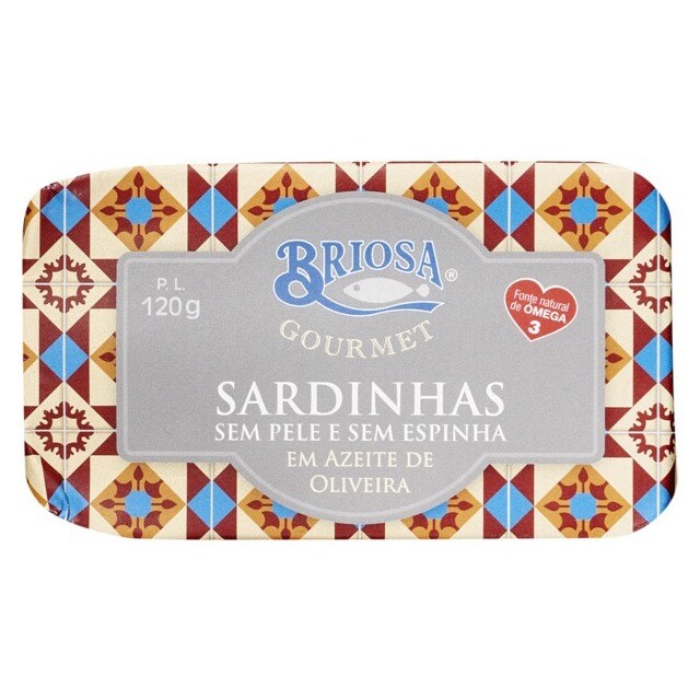 Imagem 0 de Sardinhas sem Pele e sem Espinha em Azeite lata 120 g