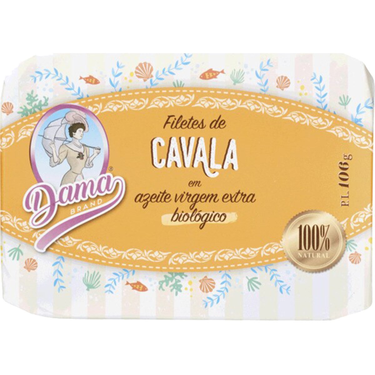 Imagem 0 de Filetes de Cavala em Azeite Virgem Extra Biológicas lata 106 g