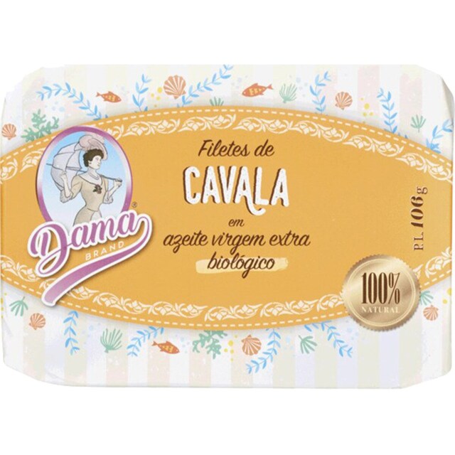 Imagem 0 de Filetes de Cavala em Azeite Virgem Extra Biológicas lata 106 g