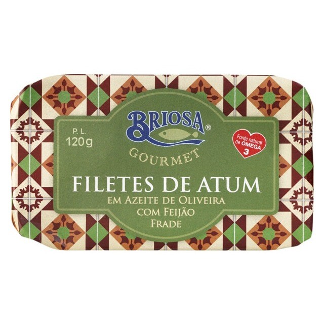 Imagem 0 de Filetes de Atum com Feijão Frade lata 120 g