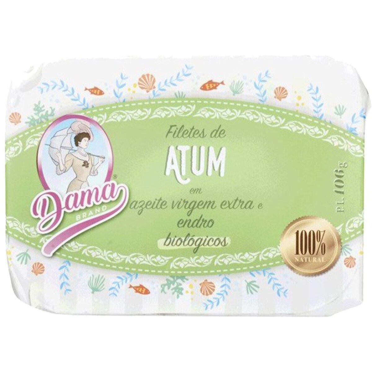 Imagem 0 de Filetes de Atum em Azeite Virgem Extra e Endro Biológicas lata 106 g