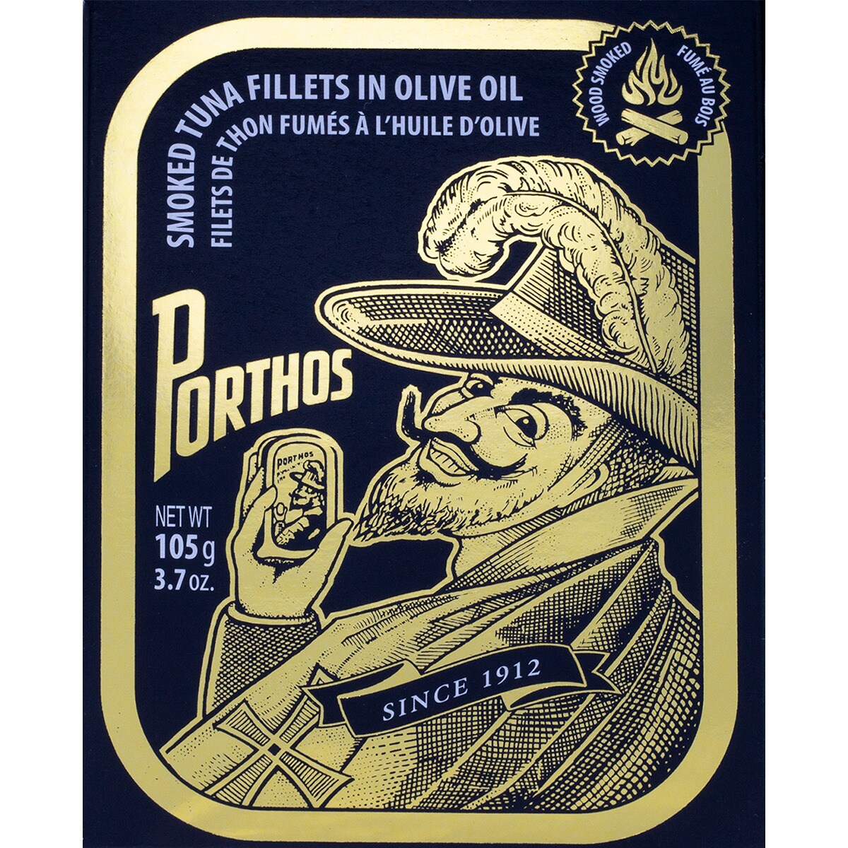 Imagem 0 de Filetes de Atum Fumado em Azeite lata 105 g