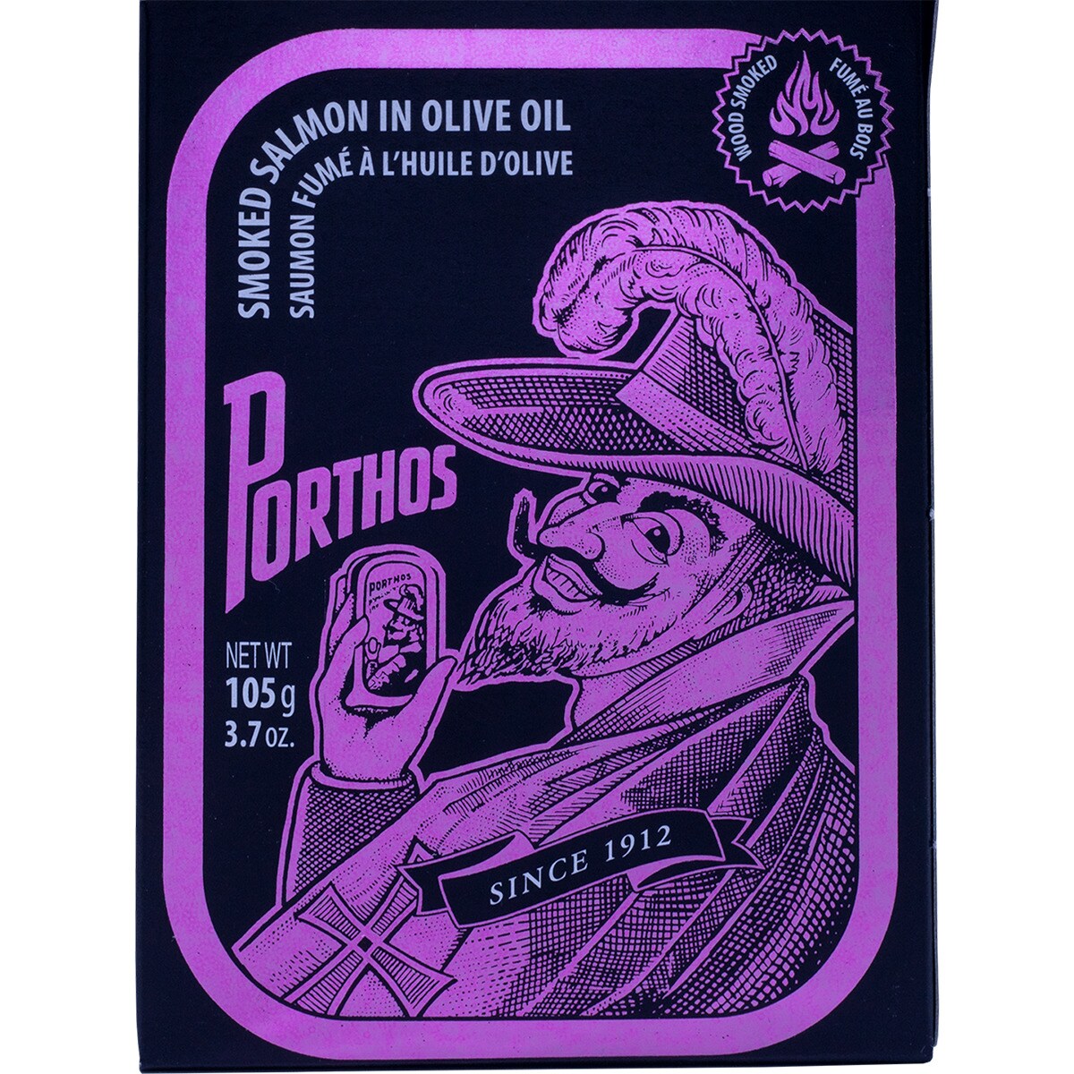 Imagem 0 de Salmão Fumado em Azeite lata 105 g