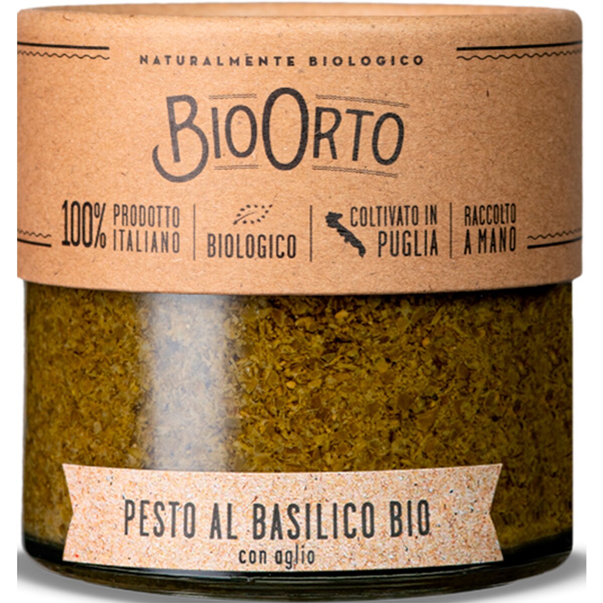 Imagem 0 de Pesto de Mangericão e  Alho Biológico 180 g