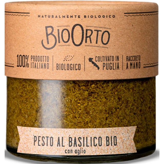 Imagem 0 de Pesto de Mangericão e  Alho Biológico 180 g