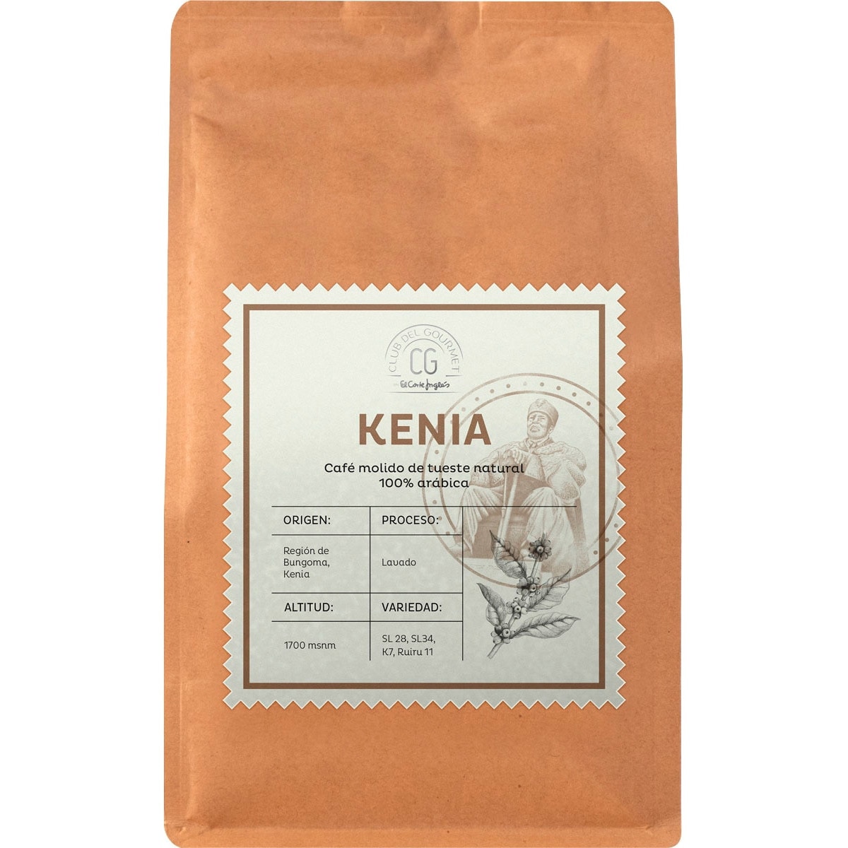 Imagem 0 de Café Moído 100% Arábica de Origem Quénia 250 g