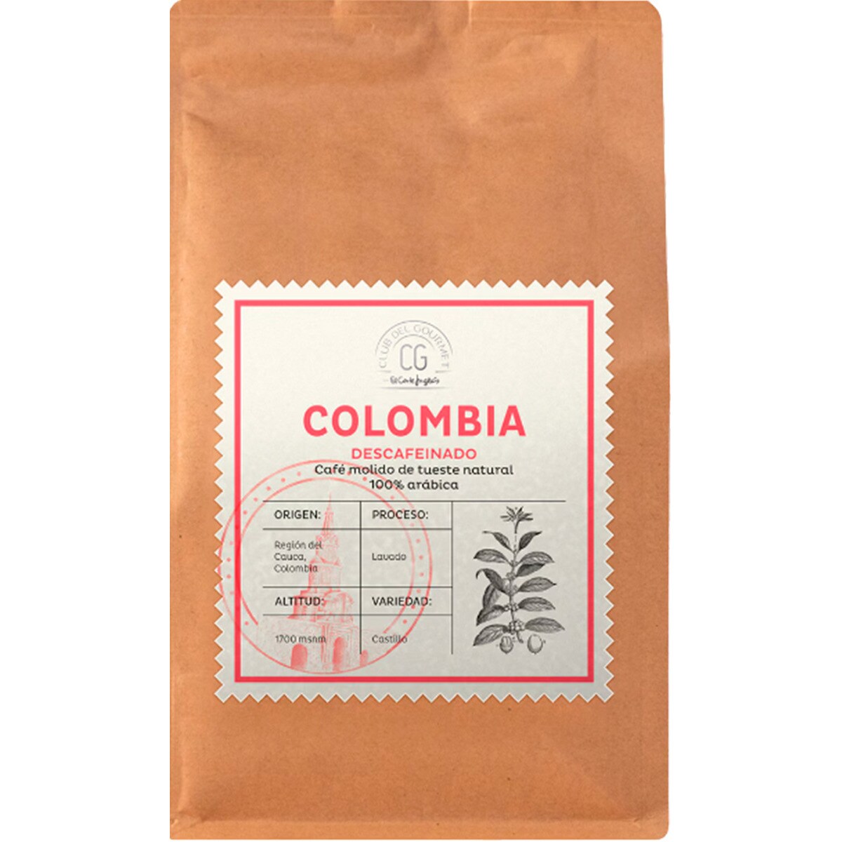 Imagem 0 de Descafeinado Café Moído Natural Origem da Colômbia 250 g
