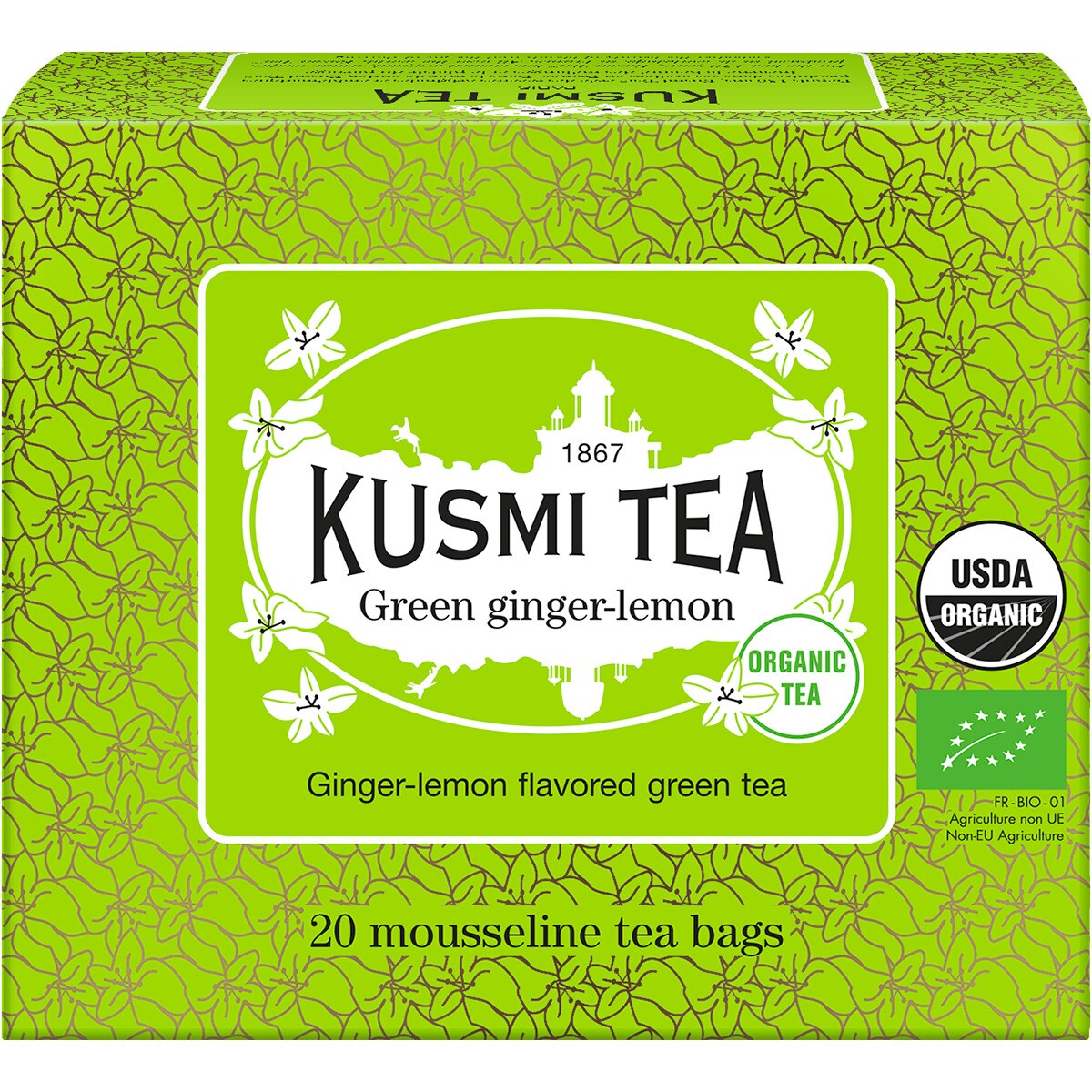 Imagem 0 de Chá Verde com Gengibre e Limão 20 saquetas