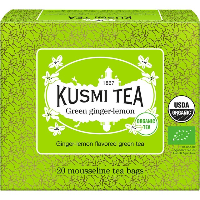 Imagem 0 de Chá Verde com Gengibre e Limão 20 saquetas