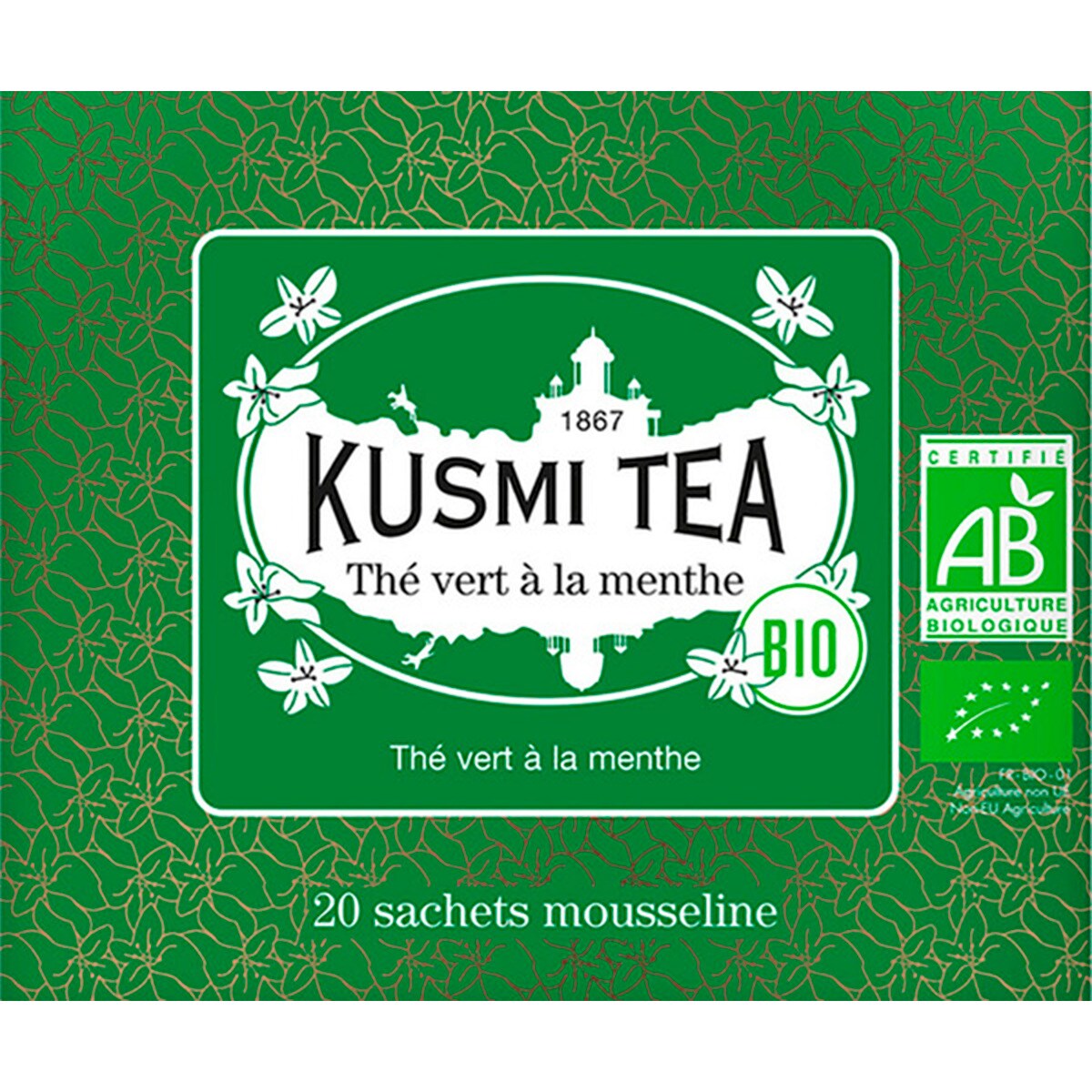 Imagem 0 de Chá Verde e Menta 20 saquetas 44 g