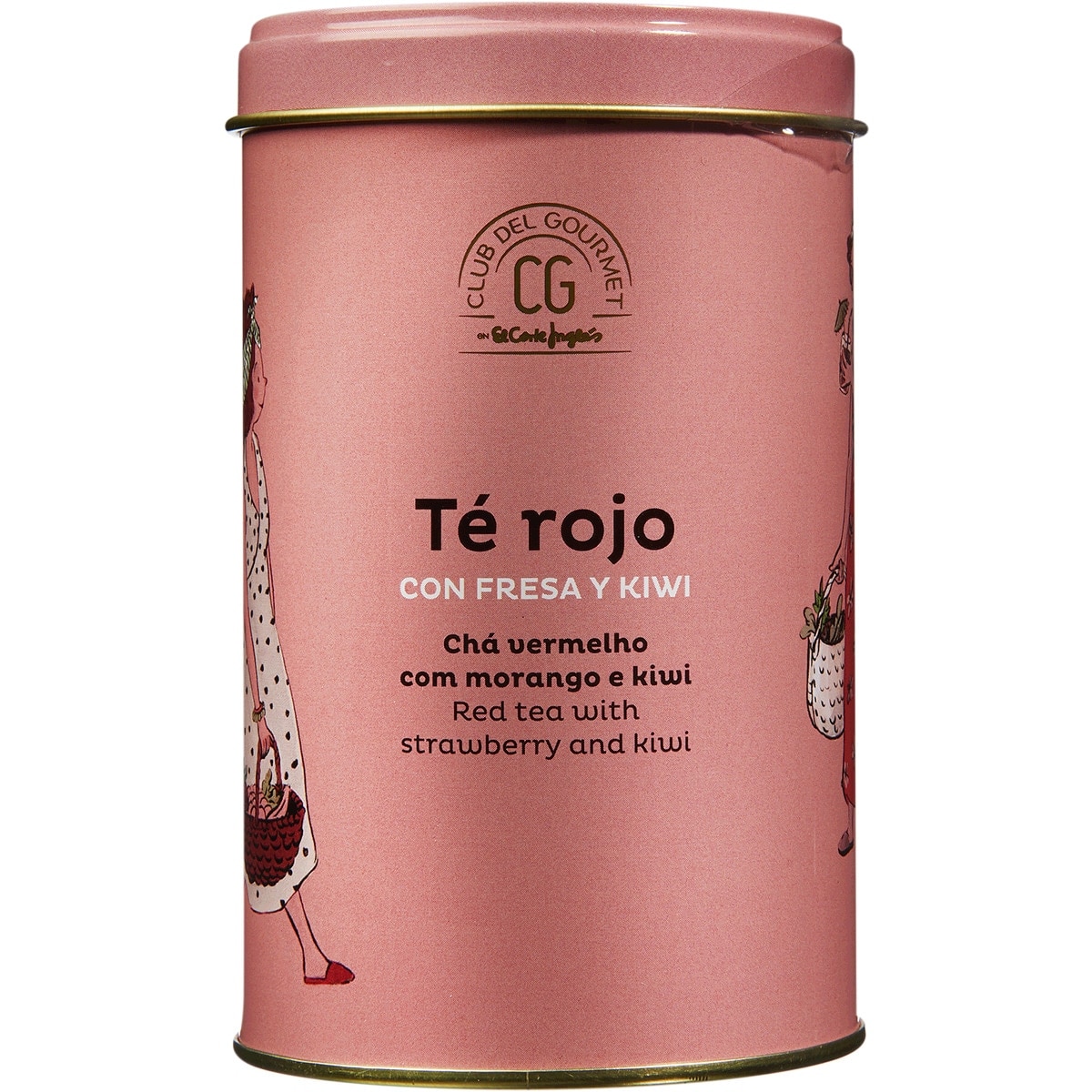 Imagem 0 de Chá Vermelho com Morango e Kiwi lata 100 g