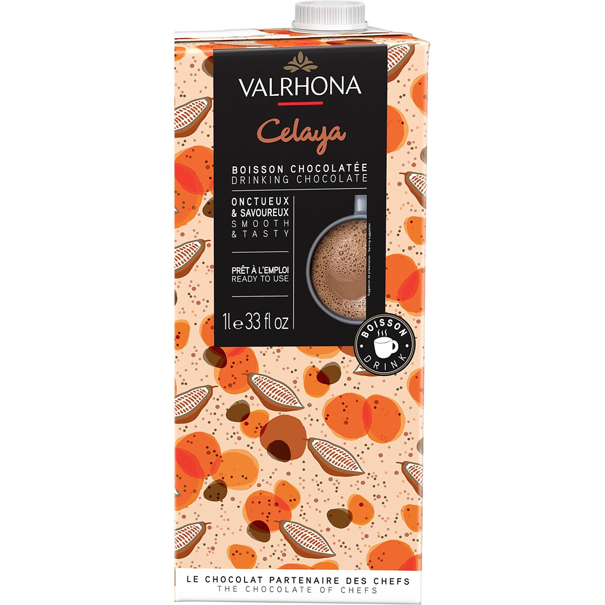 Imagem 0 de Valrhona Chocolate Quente 17% Cacau embalagem 1L