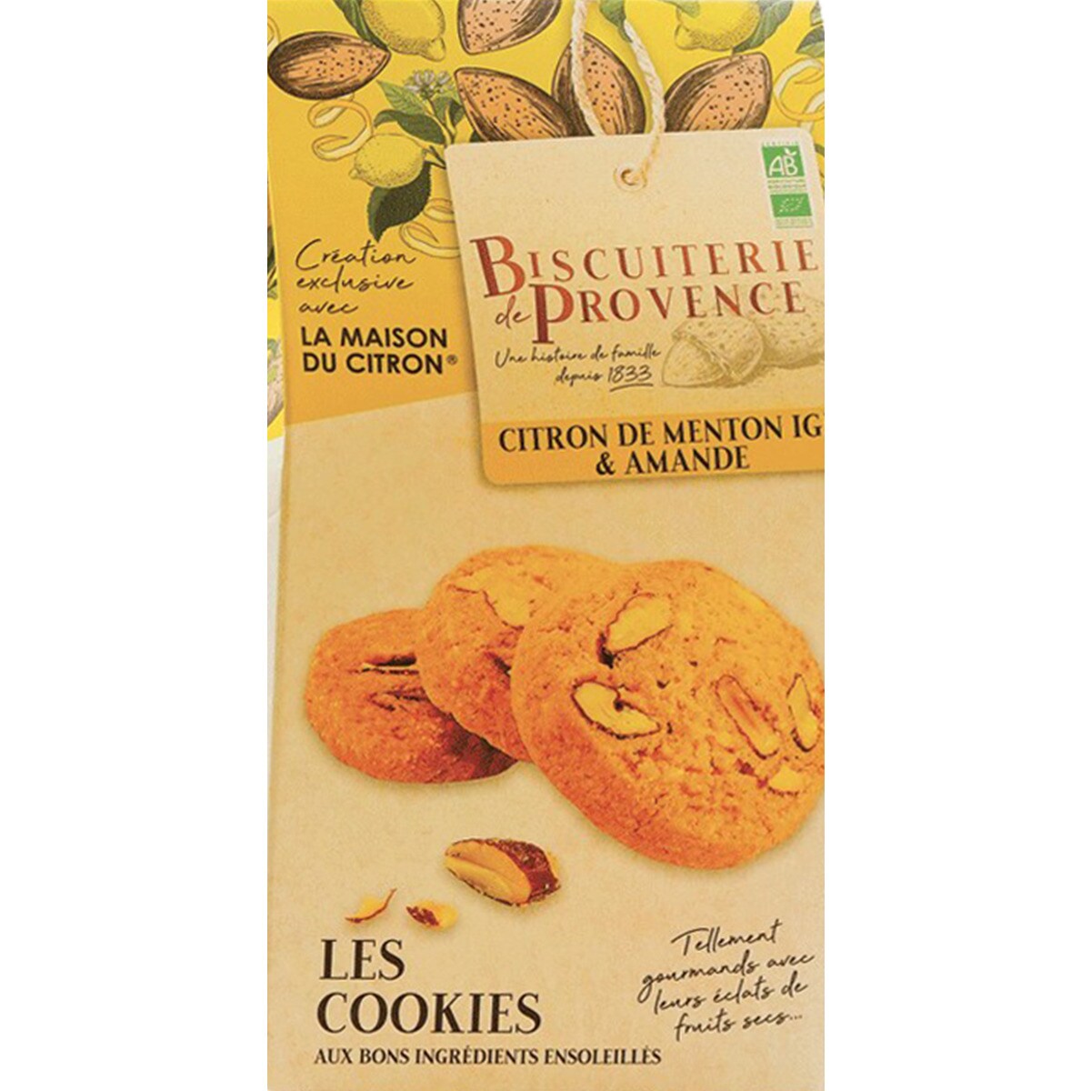 Imagem 0 de Bolachas com Amêndoa e Limão Les Cookies 120 g