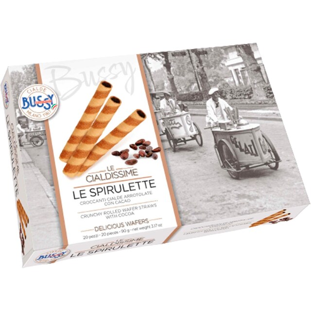 Imagem 0 de Wafer para Gelado Rolos com Risca 90 g - 20 Unidades