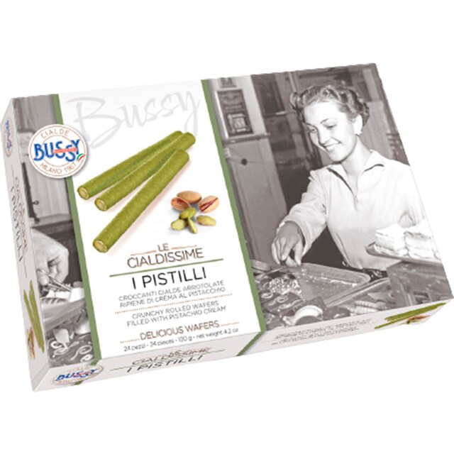 Imagem 0 de Wafer para Gelado Rolos de Pistacho 10 unidades 120 g