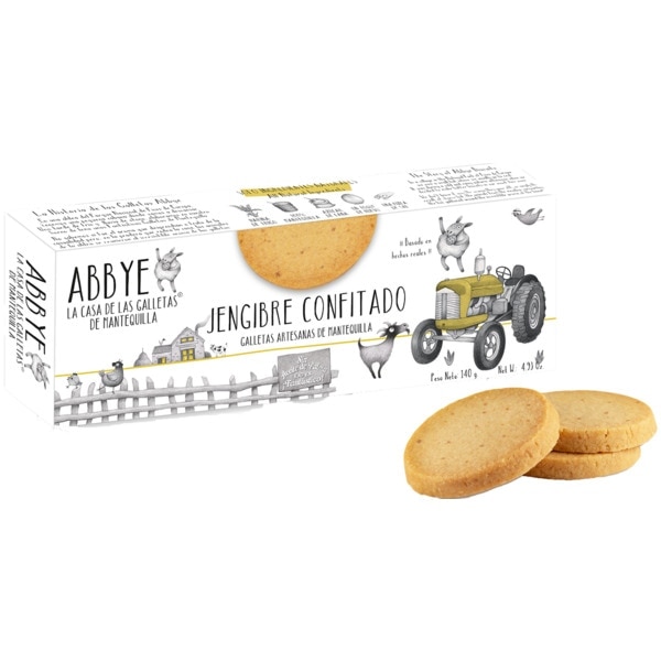 Imagem 0 de Bolachas de Manteiga sabor Gengibre 140g