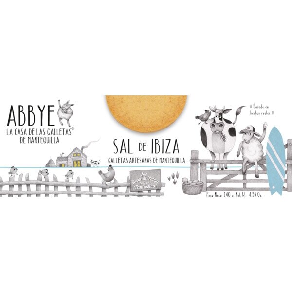 Imagem 0 de Bolachas de Manteiga Artesanais sabor Sal Ibiza 140g