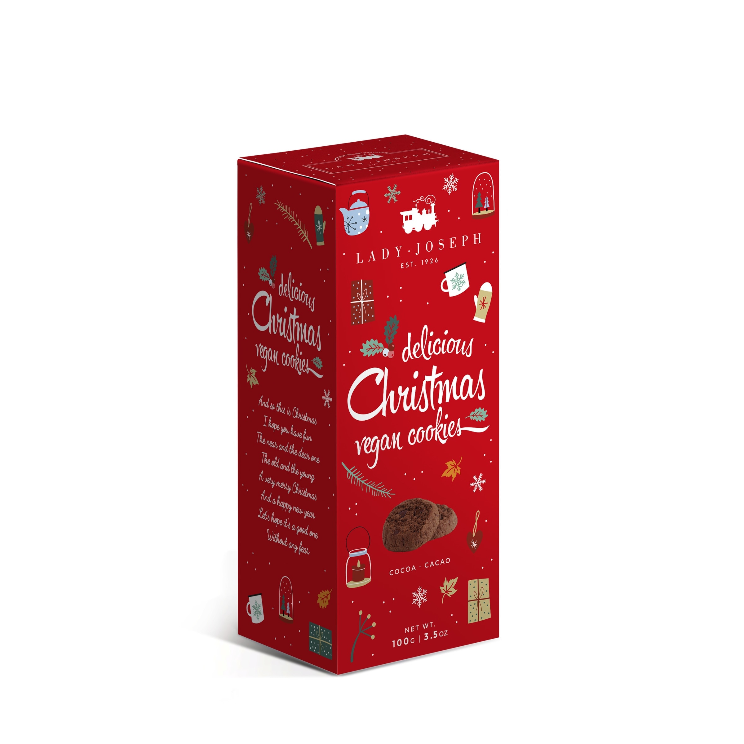 Imagem 1 de Cookies de Chocolate Natal 100g