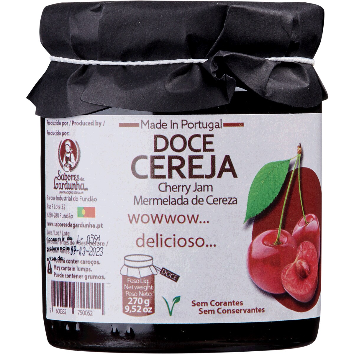 Imagem 0 de Doce de Cerejas do Fundão 270 g