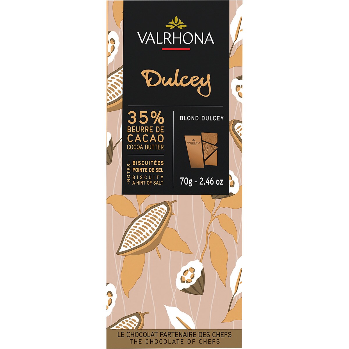 Imagem 0 de Valrhona Chocolate 35% Dulcey 70 g