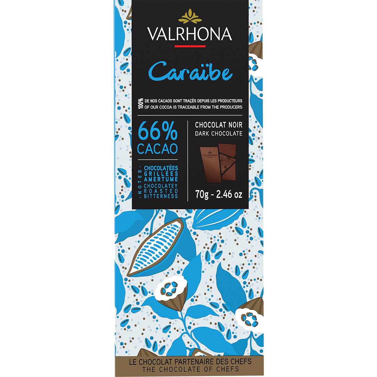 Imagem 0 de Chocolate Preto 665 Caraibe 70 g