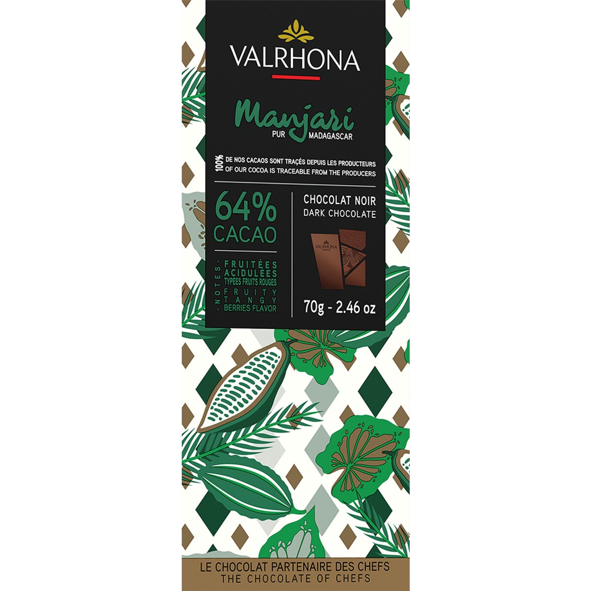 Imagem 0 de Chocolate Preto 64% Manjari 70 g